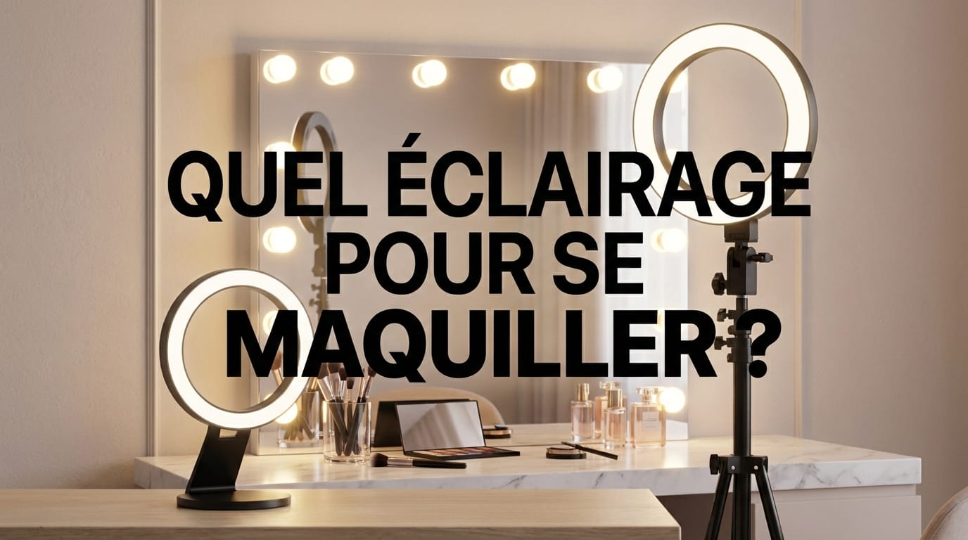 Quel éclairage pour se maquiller ?
