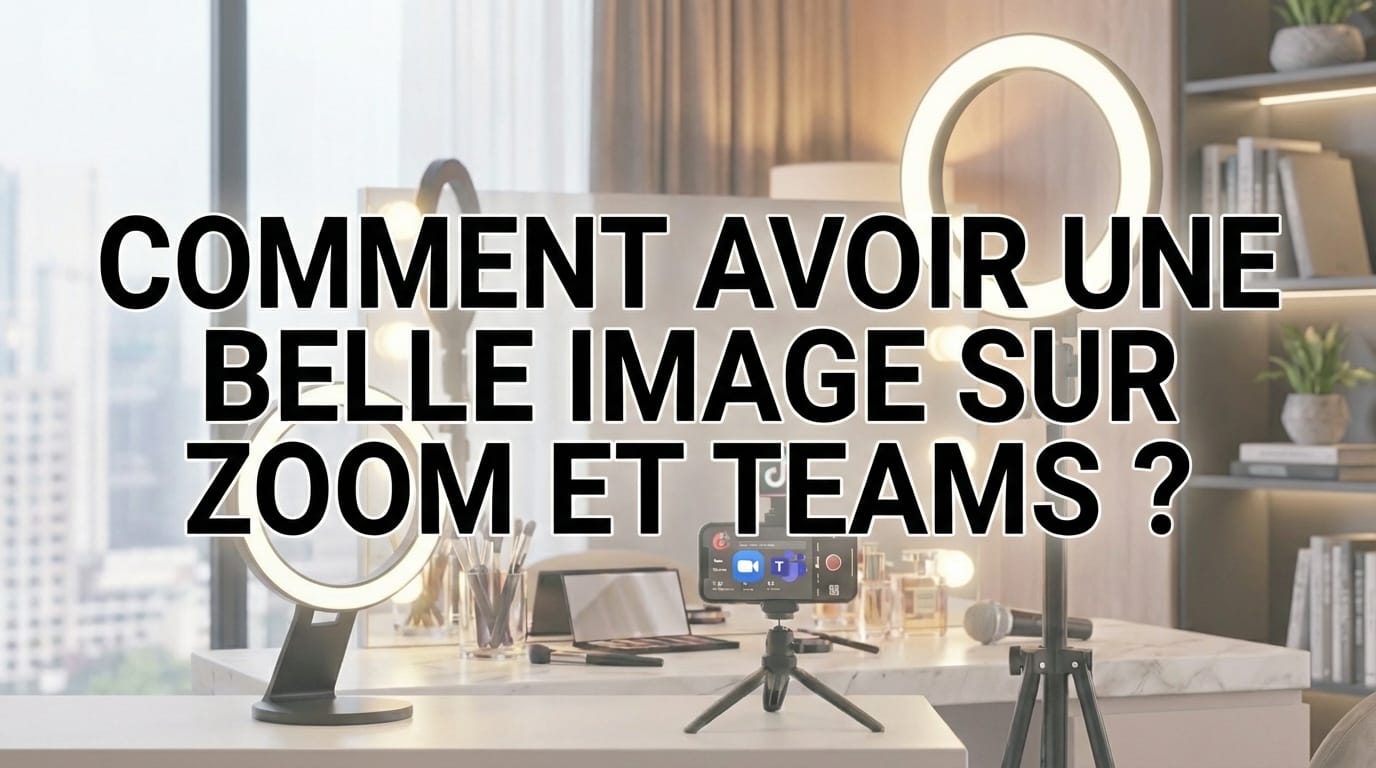 Comment avoir une belle image sur Zoom et Teams ?