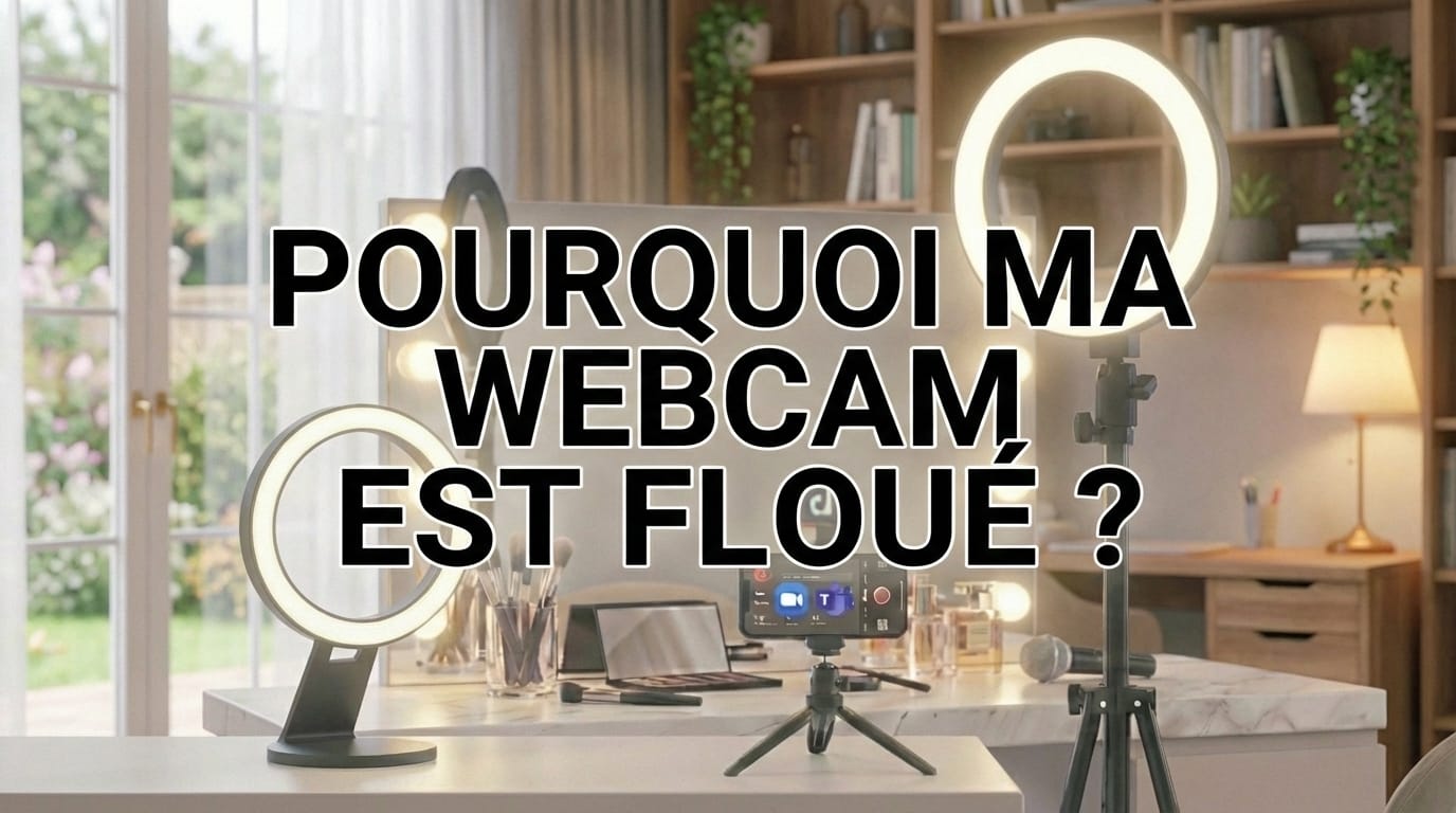 Pourquoi ma webcam est floue ? La solution n&rsquo;est pas de la changer.