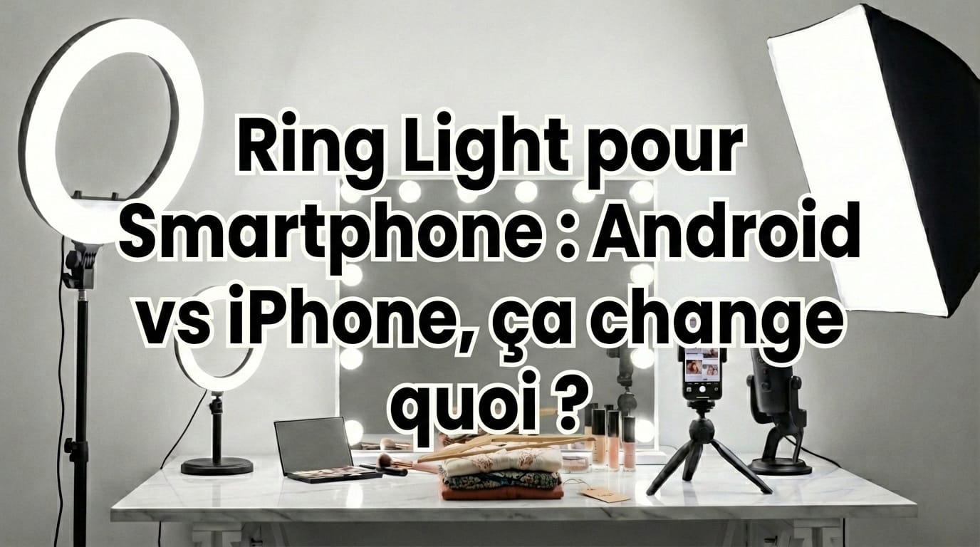 Ring Light pour Smartphone : Android vs iPhone, ça change quoi ?
